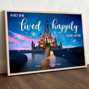 Horse And She Lived Happily Ever After 04ACDT100623TM Personalized Canvas Poster - Poster & Canvas - GoDuckee