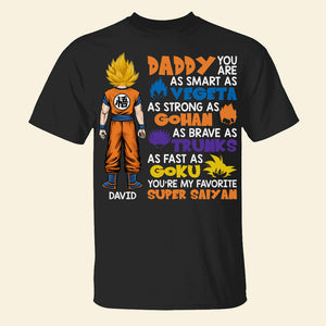 Daddy You Are As Smart As Vegeta-02dtdt300523hh Personalized Shirt - Shirts - GoDuckee