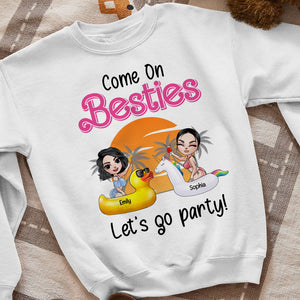 Come On Besties, Gift For Bestie, Personalized Shirt, Beach Friends Shirt, Summer Gift 03NATI130723HH - Shirts - GoDuckee