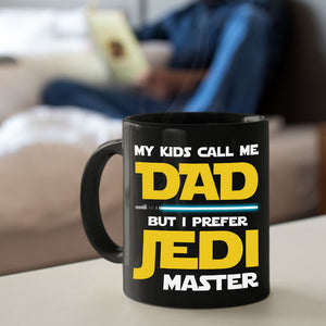 My Kids Call Me Dad Personalized Black Mug 02nati100523tm - Coffee Mug - GoDuckee
