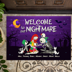 Horror Midnight Family, Personalized Doormat, Gifts For Family 03ACDT190823 - Doormat - GoDuckee