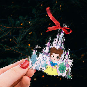 Gift For Kids, Personalized Acrylic Ornament, Prince And Princess Kid Ornament, Christmas Gift 04TOTI131023HA - Ornament - GoDuckee