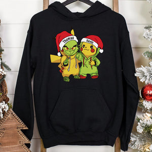 Gift For Couple, Friends, Personalized Shirt, Cartoon Christmas Costume Shirt, Christmas Gift 01ACDT041023 - Shirts - GoDuckee