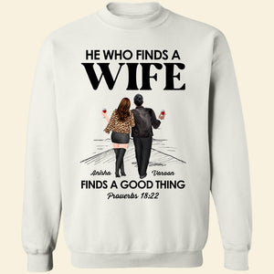 Fine A Good Thing, Couple Drinking Personalized T-shirt Hoodie Sweatshirt - Shirts - GoDuckee