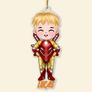 Gift For Kids, Personalized Acrylic Ornament, Super Kid Ornament, Christmas Gift 02NATI261023PA - Ornament - GoDuckee