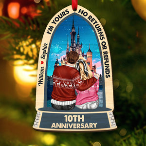 Personalized Wood Ornament 01ACDT300823TM Christmas Gifts For Couple - Ornament - GoDuckee