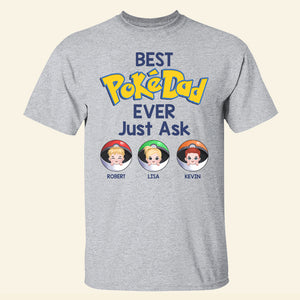 Best Dad Ever, Gift For Dad, Personalized Shirt, Kids Game Shirt 04ACDT240523HH - Shirts - GoDuckee