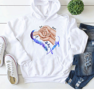 Family Hand Together - Personalized Shirt - Gift For Family - Shirts - GoDuckee
