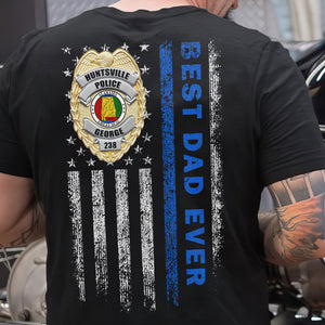 Police Best Dad Ever Gift, Personalized Shirt Hoodie Sweatshirt 04ACDT060523 - Shirts - GoDuckee