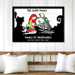 Horror Family Dad Mom 02QHDT180423 Personalized Layers Wood Sign - Wood Sign - GoDuckee