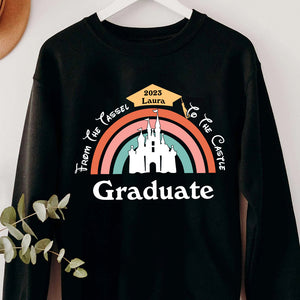 Graduate From The Tassel To The Castle, Personalized Shirt 09hudt240423 - Shirts - GoDuckee