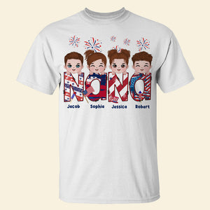 Gift For Grandma And Kids Personalized Shirt Hoodie Sweatshirt 02NADT070623HH - Shirts - GoDuckee