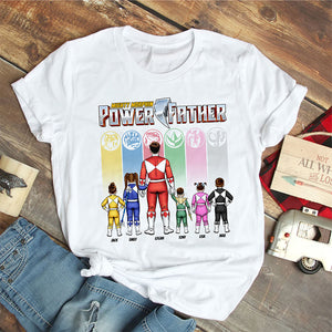 Mighty Morphin Power Father, Personalized Shirt, Gift For Family, 07huti050623hh - GRER2005 - Shirts - GoDuckee