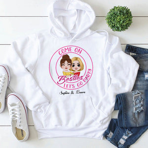 Come On Bestie, Gift For Best Friend, Personalized Shirt, Bestie Hugging Shirt 03NATI110723HH - Shirts - GoDuckee