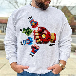 Super Dad's Fist Bump Shirt - Personalized Gifts For Dad 05OHTI270525 - Shirts - GoDuckee