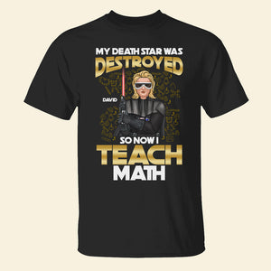 Now I Teach Math 03NADT100723TM Personalized Shirt, Gifts For Teacher - Shirts - GoDuckee