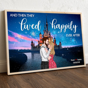 Couple Kissing 05ACDT100623TM Personalized Couple Canvas Poster - Poster & Canvas - GoDuckee