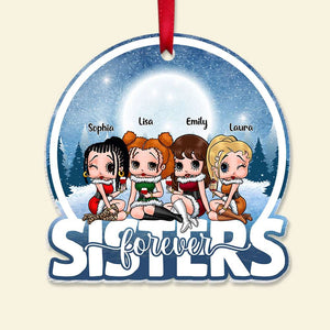 Bestie Forever, Gift For Friends, Personalized Ornament, Best Friends Ornament, Christmas Gift 06NATI270723HH - Ornament - GoDuckee