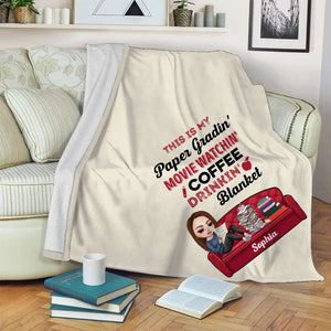 This Is My Paper Gradin, Teacher Personalized Blanket 03NTDT241223HH - Blanket - GoDuckee