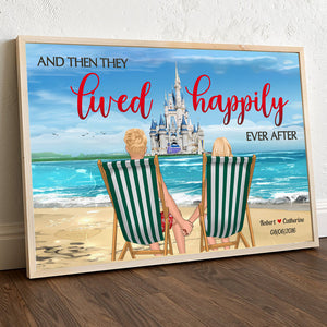 Couple Hand In Hand 07ACDT100623TM Personalized Couple Beach Canvas Poster - Poster & Canvas - GoDuckee