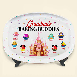 Family's Baking Buddies, Gift For Family, Personalized Resin Plate, Cupcake Kid Plate, Christmas Gift 01NADT241023 - Resin Plate - GoDuckee