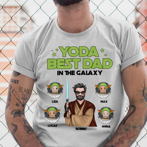 Best Dad In The Galaxy 03HUTI050523 Personalized Shirt - Shirts - GoDuckee