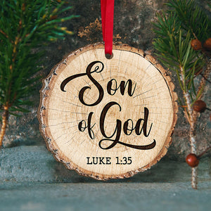 Light Of The World, Personalized Wood Ornament, Christmas Name Of Jesus Ornament, Christmas Gift 03PGTI180723 - Ornament - GoDuckee