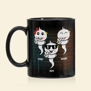 Seem Like Just Yesterday We Were Chillin' In Your Balls, Personalized Coffee Mug, Gift For Dad - Coffee Mug - GoDuckee