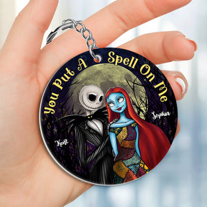 You Put A Spell On Me-Personalized Keychain- Gift For Him/ Gift For Her-Couple Keychain-PW-KCH-05hudt140823 - Keychains - GoDuckee