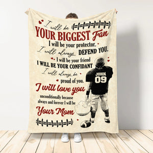 I Will Always Be Proud Of You, Personalized Blanket, Gift For Football Kids - Blanket - GoDuckee
