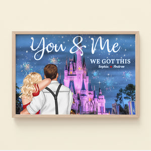 You And Me, Personalized Sweet Couple Canvas Poster 01QHDT040323TM - Poster & Canvas - GoDuckee