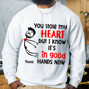 You Stole My Heart, Personalized Shirt - Gift For Couple - Shirts - GoDuckee