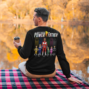 Mighty Morphin Power Father, Personalized Shirt, Gift For Family, 05huti050623hh - GRER2005 - Shirts - GoDuckee
