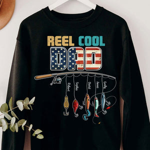 Reel Cool Dad, Fishing Personalized Shirt Hoodie Sweatshirt 05HUTI260423 - Shirts - GoDuckee