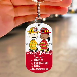 Personalized Gifts For Couple Keychain, Custom Job Costume 02qhti130125hg - Keychains - GoDuckee