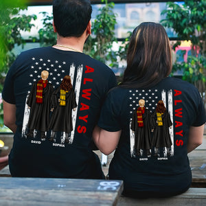 Couple Always And Forever 06HUDT150523TM Personalized Shirt, Gifts For Him Gifts For Her - Shirts - GoDuckee