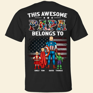 Awesome Dad Personalized Shirt-1dtdt260423 - GRER2005 - Shirts - GoDuckee