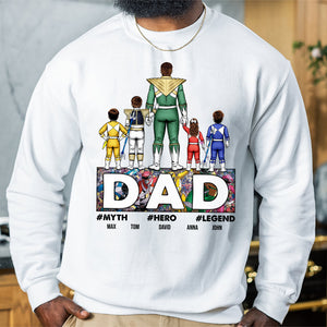Dad Myth Hero Legend, Personalized Shirt, Gift For Dad, 08hudt130523hh - Shirts - GoDuckee