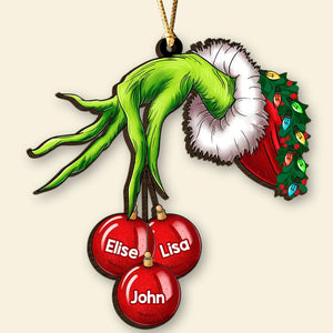 Family-Personalized Wood Ornament - PW17-ORNM-WOOD-01acdt080923 - Ornament - GoDuckee