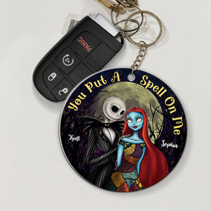 You Put A Spell On Me-Personalized Keychain- Gift For Him/ Gift For Her-Couple Keychain-PW-KCH-05hudt140823 - Keychains - GoDuckee