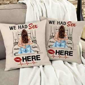 Gift For Couple, Make Love Personalized Square Pillow Gift 05NTDT311222 - Pillow - GoDuckee