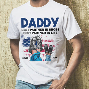 Family Daddy Shoes 01HTDT240423 Personalized T-shirt, Hoodie, Sweatshirt - Shirts - GoDuckee