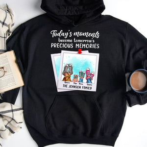 Today's Moments Become Tomorrow's Precious Memories, Gift For Family, Personalized Shirt, Shoes Family Shirt - Shirts - GoDuckee