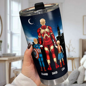 Dad Proof That Not All Heroes Wear Spandex, Personalized Tumbler, Gift For Dad 07SNDT170323TM - Tumbler Cup - GoDuckee