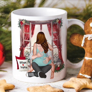 Horny And Sexy All The Time, Personalized Coffee Mug, Funny Couple, Christmas Gifts - Coffee Mug - GoDuckee