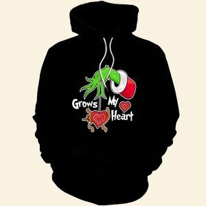 Grandkids Grow My Heart 03OHDT121023 Personalized Shirt, Christmas Gift For Grandparents - AOP Products - GoDuckee