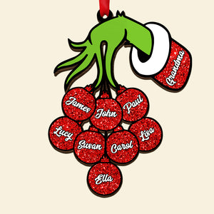 Christmas Gift For Family 04HUDT250823 Personalized Wood Ornament - Ornament - GoDuckee