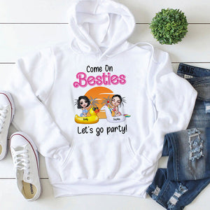 Come On Besties, Gift For Bestie, Personalized Shirt, Beach Friends Shirt, Summer Gift 03NATI130723HH - Shirts - GoDuckee