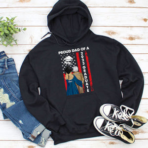 Proud Dad Of A 2023 Graduate Personalized Shirt, Gift For Father's Day - Shirts - GoDuckee