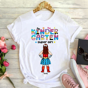 Super Girl, Gift For Kid, Personalized Shirt, School Kid Shirt, Summer Gift 04HTTI290623TM - Shirts - GoDuckee